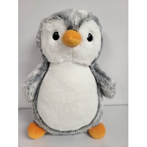 Pingouin L-E - peluche avec broderie personnalisée