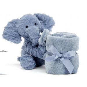 Mini Doudou éléphant bleu Jellycat