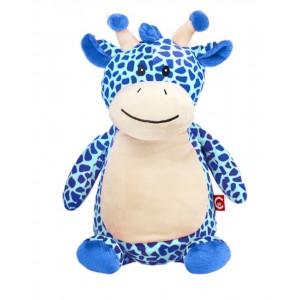 Girafe Bleue Cubbies - peluche avec broderie personnalisée