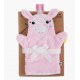 Ensemble bébé serviette et mitaine de bain licorne (sac cadeau en prime)