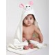 Ensemble bébé serviette et mitaine de bain mouton (sac cadeau en prime)