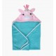 Ensemble bébé serviette et mitaine de bain licorne (sac cadeau en prime)