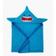 Ensemble bébé serviette et mitaine de bain requin (sac cadeau en prime)